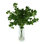 Nature's Elegance Faux Boxwood Plant in Glass Vase