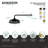 Kingston Shower Scape 10-Inch Round Raindrop Shower Head with 17-Inch Shower Arm-11174884