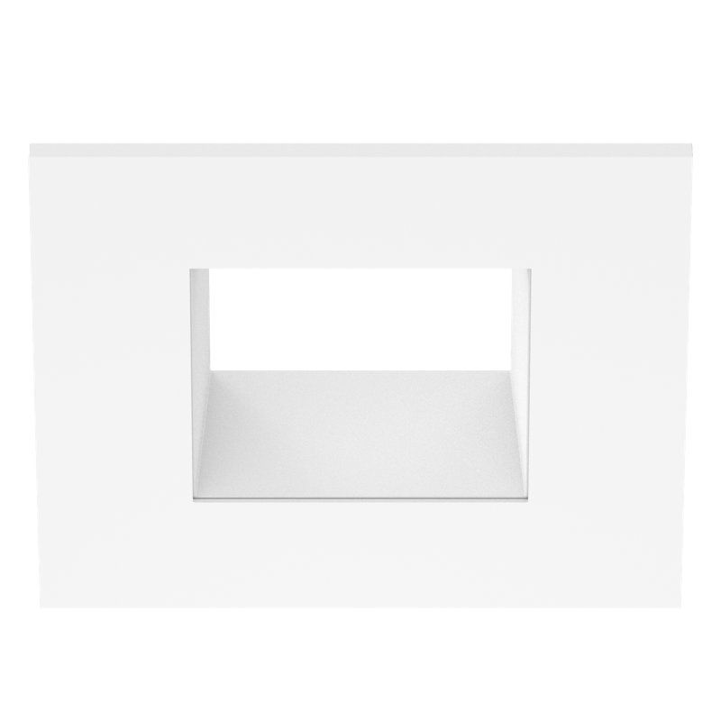 Garniture encastrée réglable 3 po Eco-Downlight, Blanc