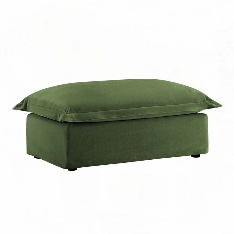 Repose-pieds en chenille, Chenille verte