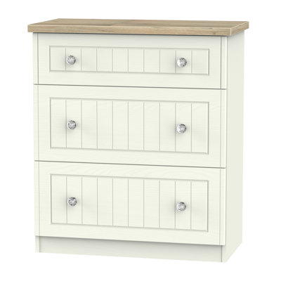 Fully Assembled Zenfield 3 Drawer Chest