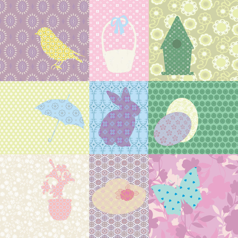Easter - Wrapped Canvas Print, 30cm H x 30cm W x 3.8cm D
