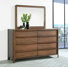 Commode 8 tiroirs avec miroir Gramer