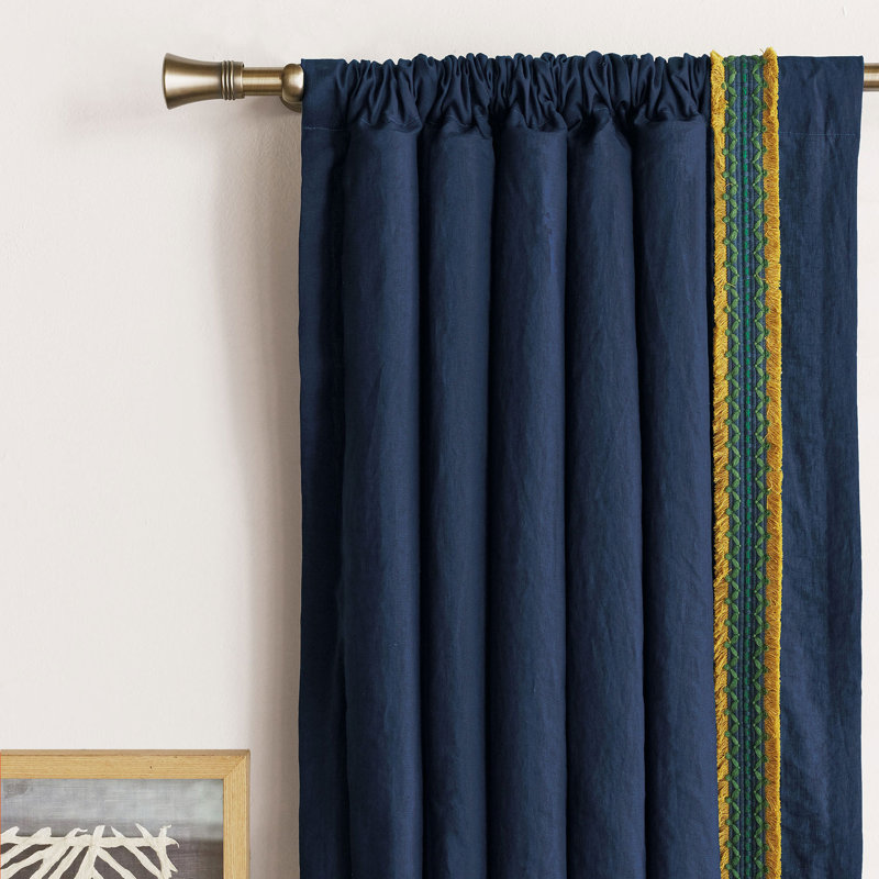 Fairuza Room Darkening Curtain, 48" W x 84" L, Left