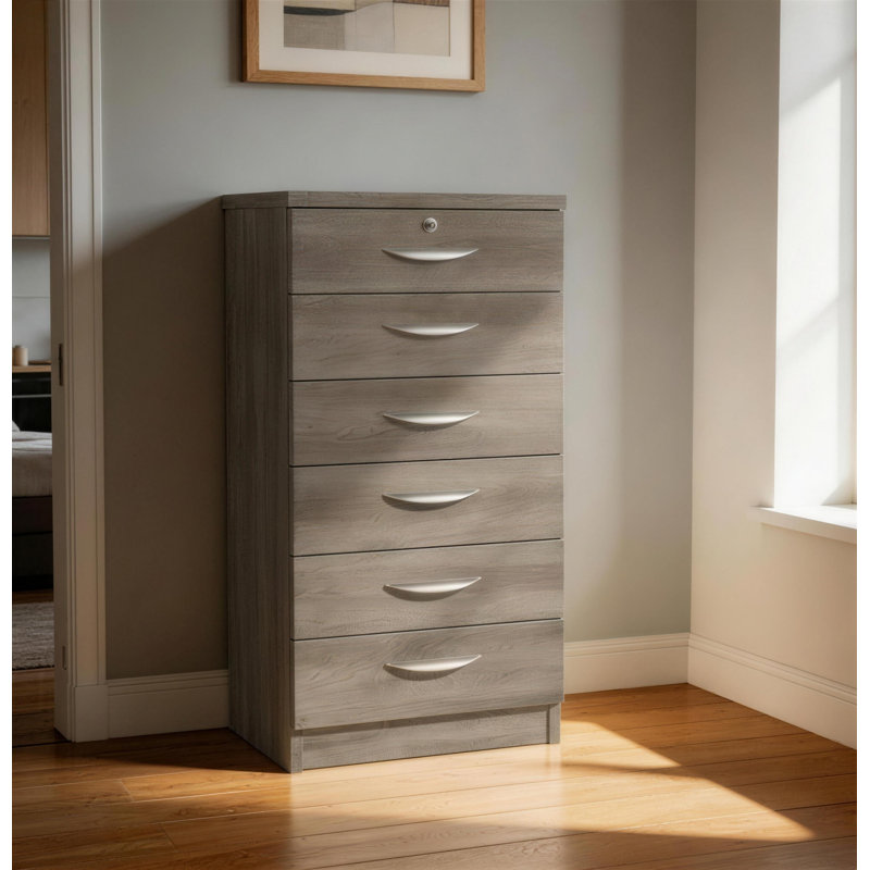 4 -Drawer Storage Cabinet, Grey Nebraska