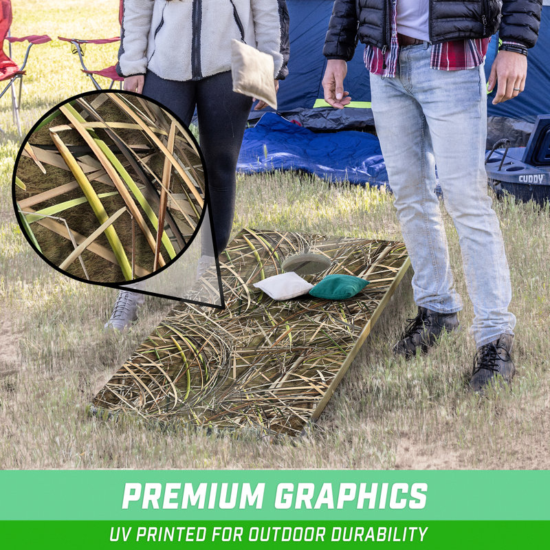Reed Camo All-Weather Cornhole Game Set with Bean Bags