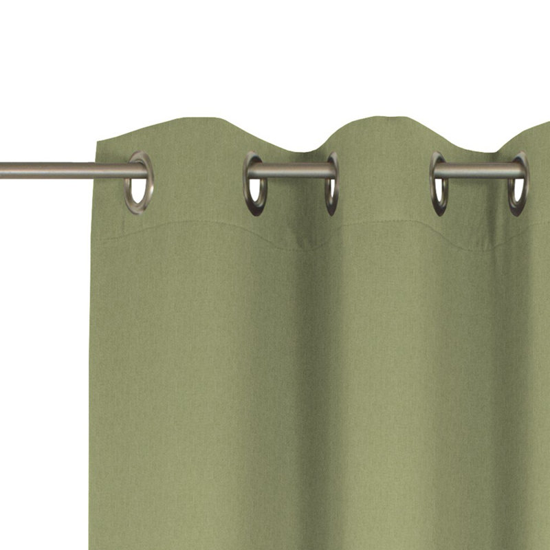 Sunday Semi Sheer Curtain, 142cm Width x 335cm Drop, Olive