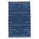 Calli Moroccan Area Rug in Blue/White