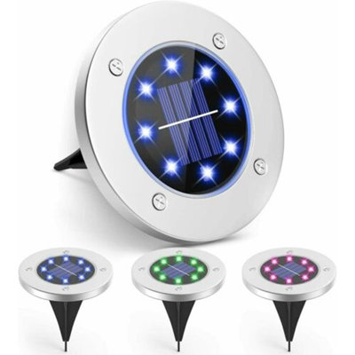 Silver Solar Powered Well Light
