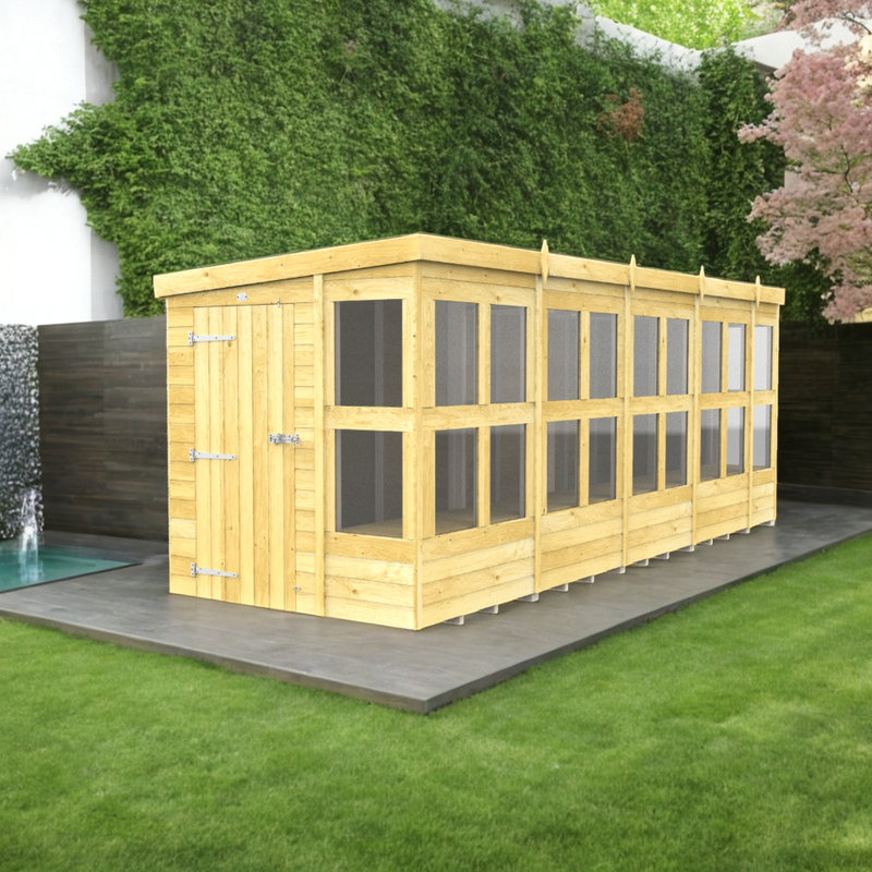 18ft x 6ft Pent Potting Shed