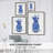 Indigo Pineapple Framed Print - Solid Wood-1603353310