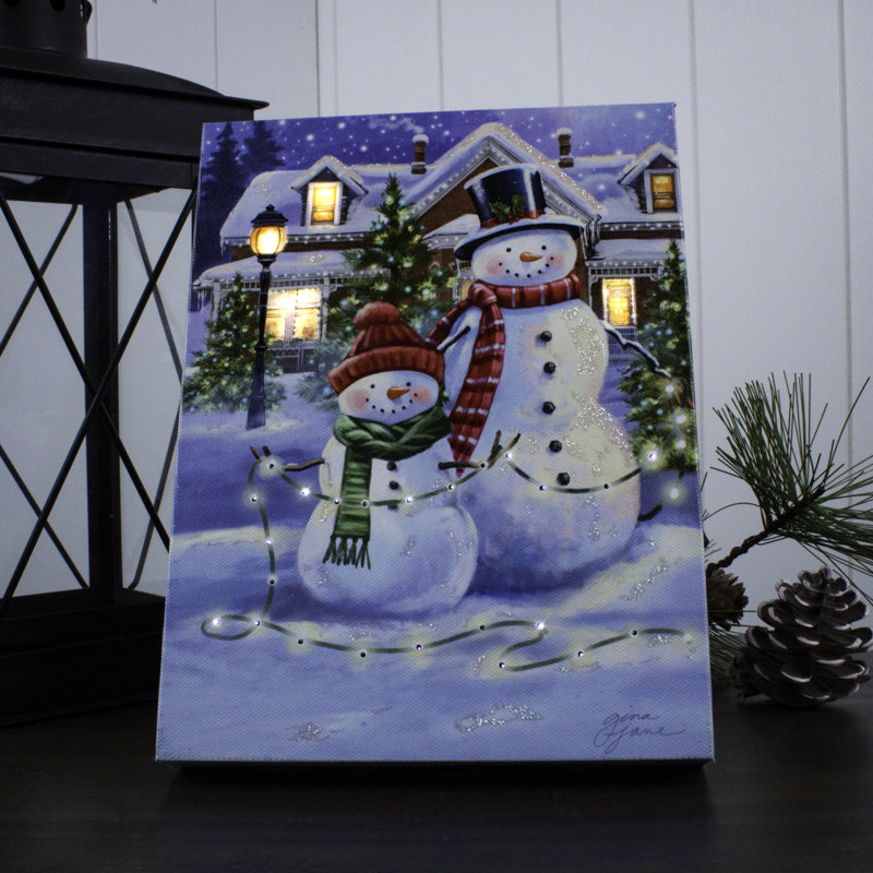 Twinkle Lights 8x6 Lighted Tabletop Canvas