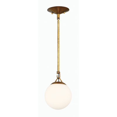 Luminaire sphère suspendu 1 lumières simple Ison