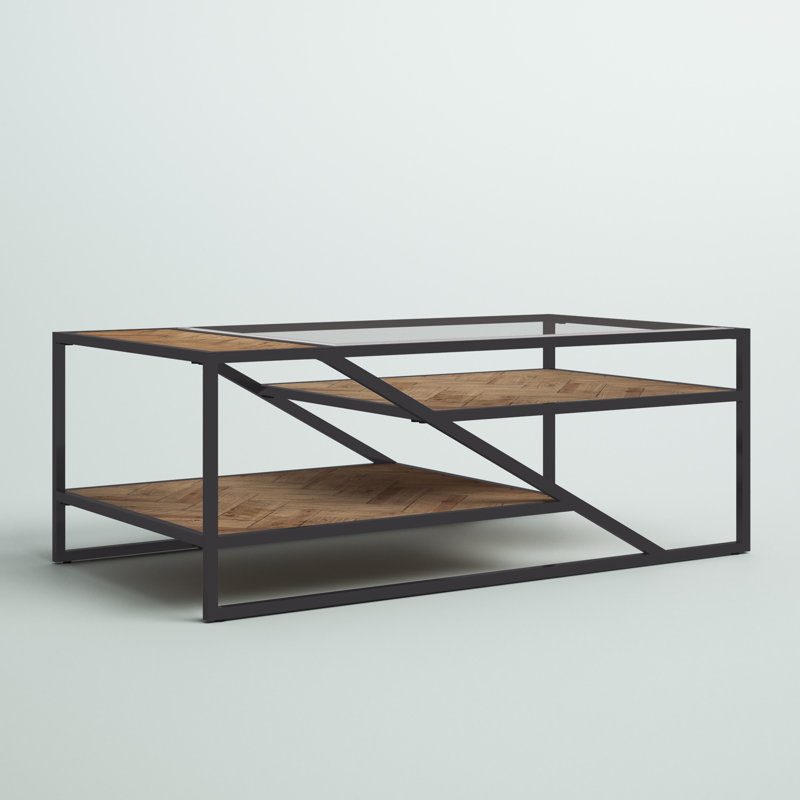 Bedonia Glass Top Coffee Table