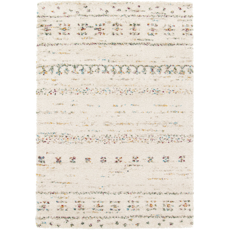 Andalusia Floral Shag Area Rug, Rectangle 80cm x 150cm