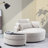 Danieal Upholstered Barrel Chair with Ottoman-453383915