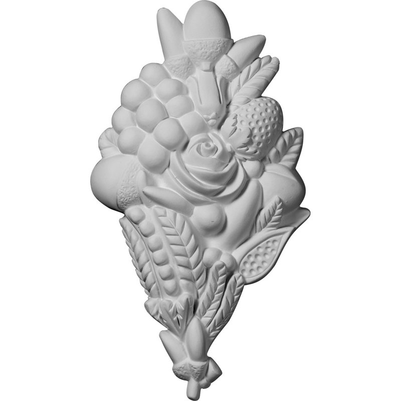 Volute onlay à panier à fruits à fruits l 9 3/4 po x l 5 3/8 po x p 1 3/8 po