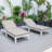 Chelsea Outdoor Metal Chaise Lounge , Cushion Included-70756130