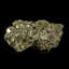 Grappe de cristaux de pyrite naturelle Gunns