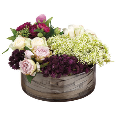 Fabric Mixed Arrangement in Vase