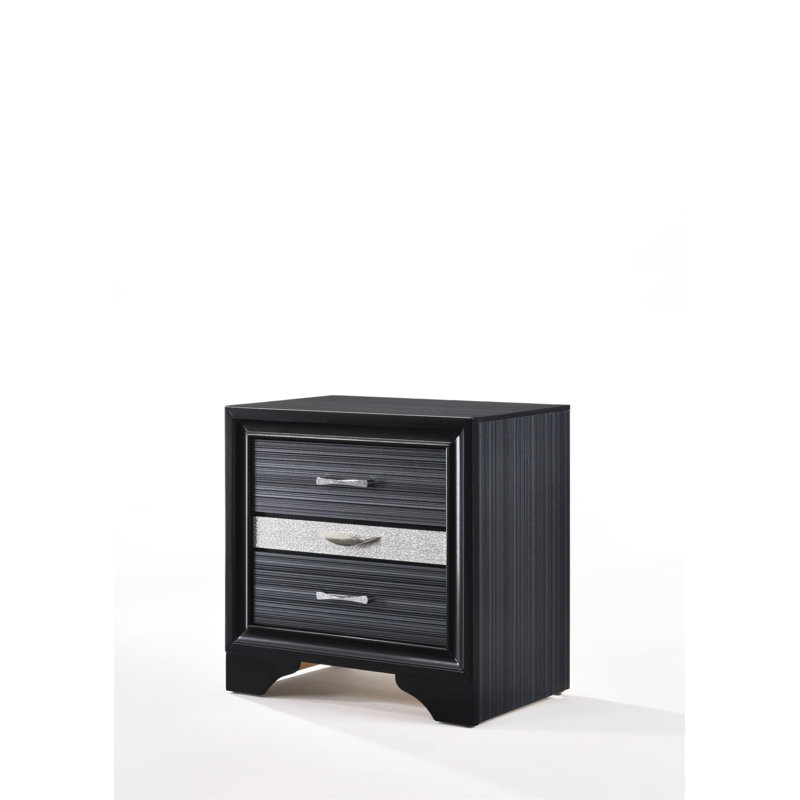Table de chevet Naima, Noir