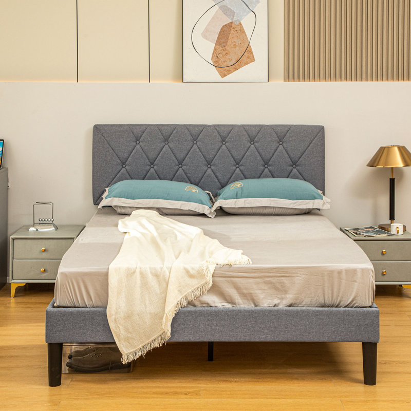 Tarryn Upholstered Storage Bed, Double (4'6")