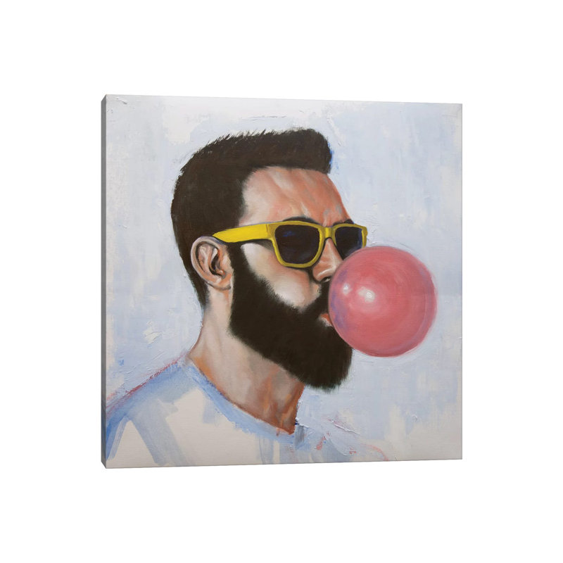 Been Caught Stealing by Alexander Grahovsky - Wrapped Canvas Painting, 30.48 cm H x 30.48 cm W