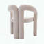 Chaises d'appoint tonneau en velours Contemporary - ensemble de 2-1690423825
