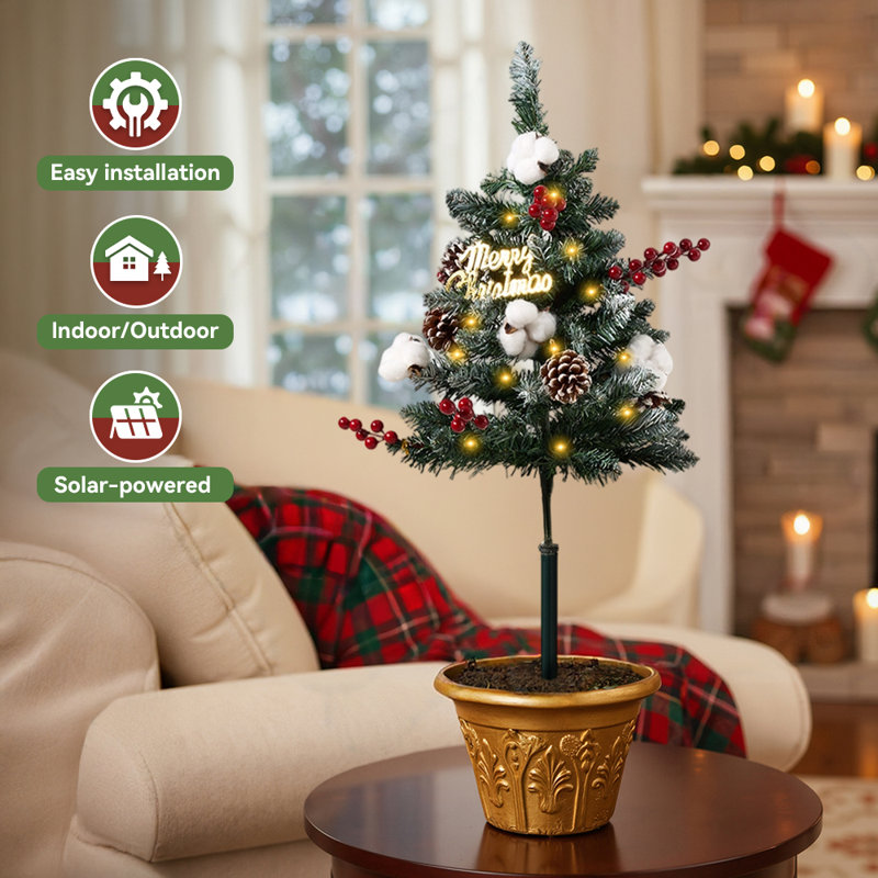 60cm H Artificial Pine Christmas Tree