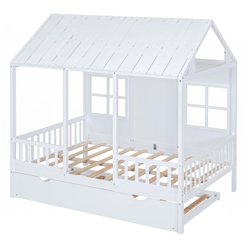 Lit gigogne en bois, Complet/Double