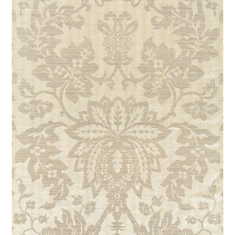 Modern Luxury Metalline Damask, Champagne