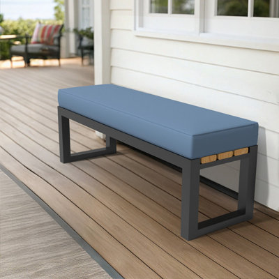 52 Inch Outdoor Bench Cushion, 5" High Density Foam