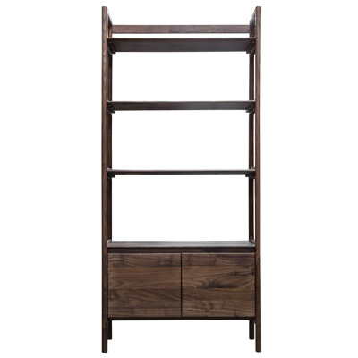 Joe 172.5 cm H x 80 cm W Solid Wood Etagere Bookcase