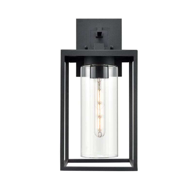 Decollete 1 Light Outdoor Wall Sconce, 16" H x 7.5" W x 8.5" D