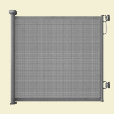 Child/Pet Safety Indoor/Outdoor Retractable Baby Gate-No drilling holes required