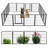 Dog Playpen Outdoor, 16 Panel Pet Fence Indoor, Pet Barrior For Large/Medium/Small Dogs, Portable Pet Exercise Pen For RV Camping-110498442