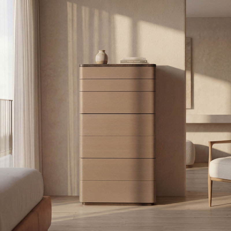 Seoul Tall Dresser, Brown