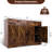 Bundrage 47.2'' Sideboard, Kitchen Island, Barn Door Storage Cabinet with Two Drawers-233108481