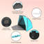 Tente de plage et abri solaire Wakeman - Toile d'ombrage résistante à l'eau et au vent pour une protection contre les rayons UV - Tente facile à installer avec sac de transport-44218563