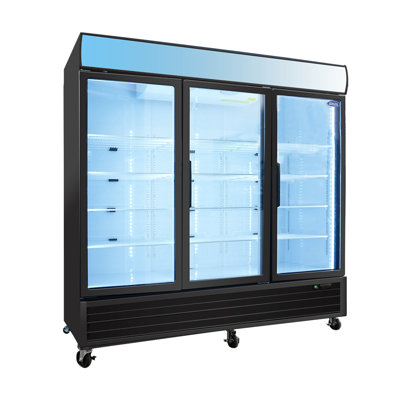 Daheat 70.0 Cubic Feet 3 Glass Door Merchandiser Freezer
