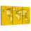 Aliaz Yellow Chromatic World Map