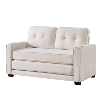 Space-Saving Soft Sleeper Sofa – Comfortable Dual-Purpose Design for Living Rooms & Studios
