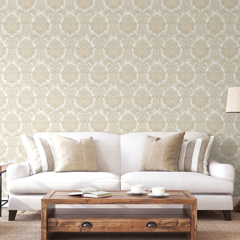 Rouleau de damas Kimoralee, Beige