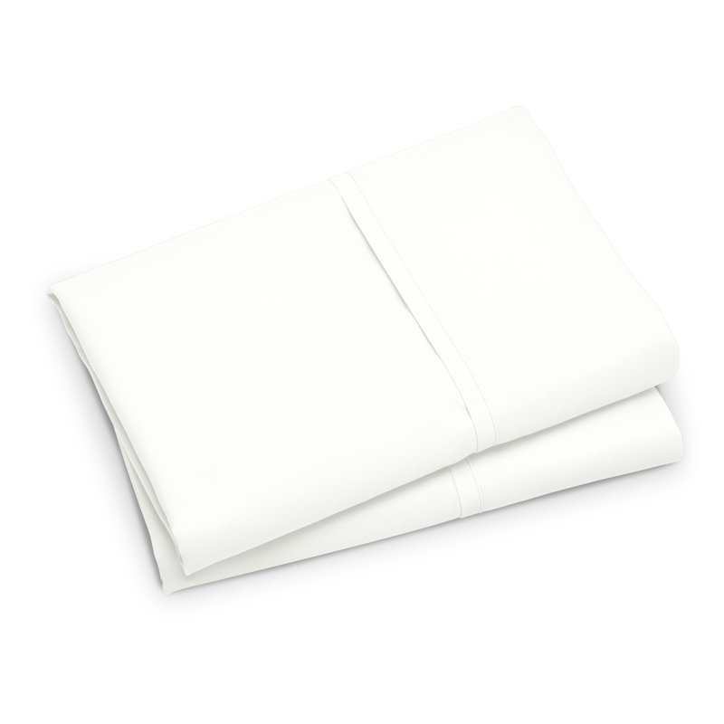 Microfiber Machine Woven - Set of 2, 2 King Pillowcases, Cream