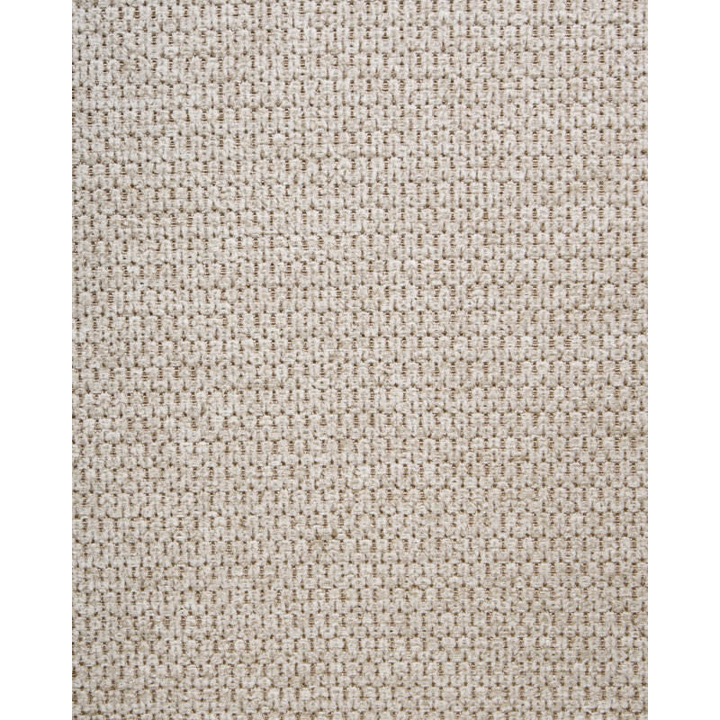 Femi Upholstered Swivel Armchair, Beige Polyester Blend
