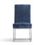 Chaise en velours Element-1983062486