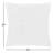 Tessa Ivory Square Throw Cushion-893473130