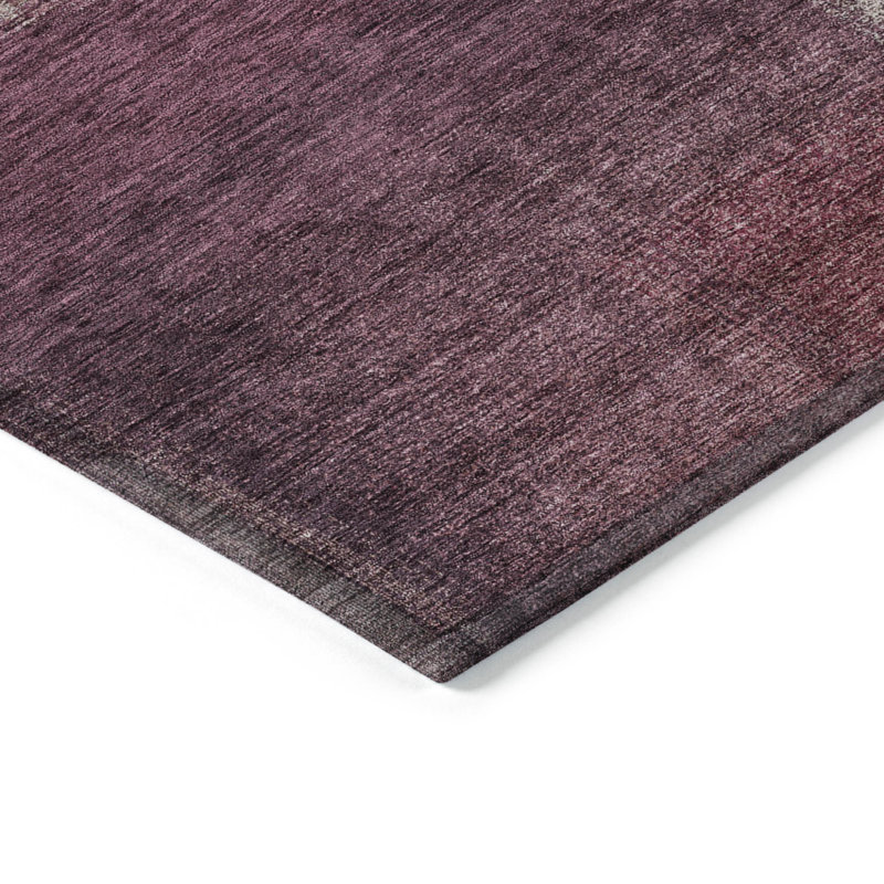 Tapis extérieur lavable abstrait 10 pi x 14 pi beige