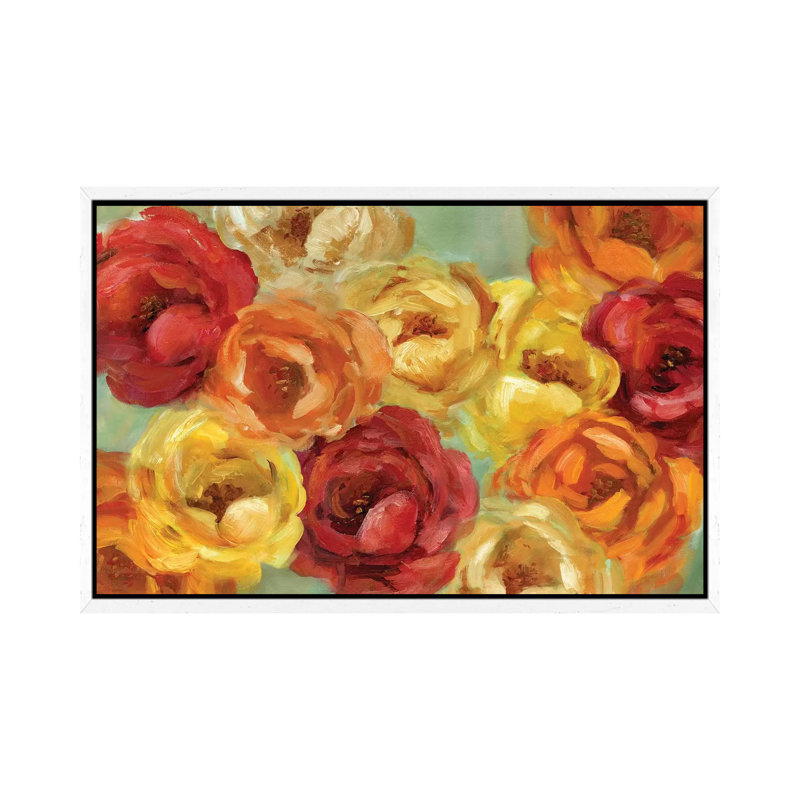 Peak of Summer 1 Piece Wall Art on Canvas, 152.5 cm H x 101.5 cm W, White Framed