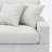 4 - Piece Upholstered Offwhite Chenille Modular Sectional Sofa with Armrests & Throw Pillows-1202867638-1202867594